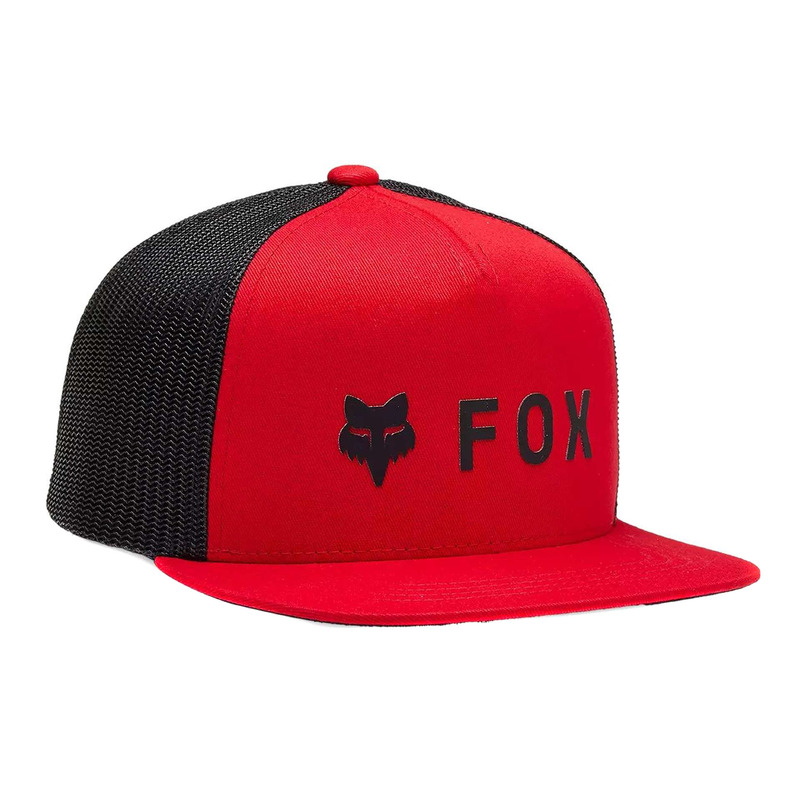 Casquette Fox Racing Snapback Youth Absolute Mesh flame red