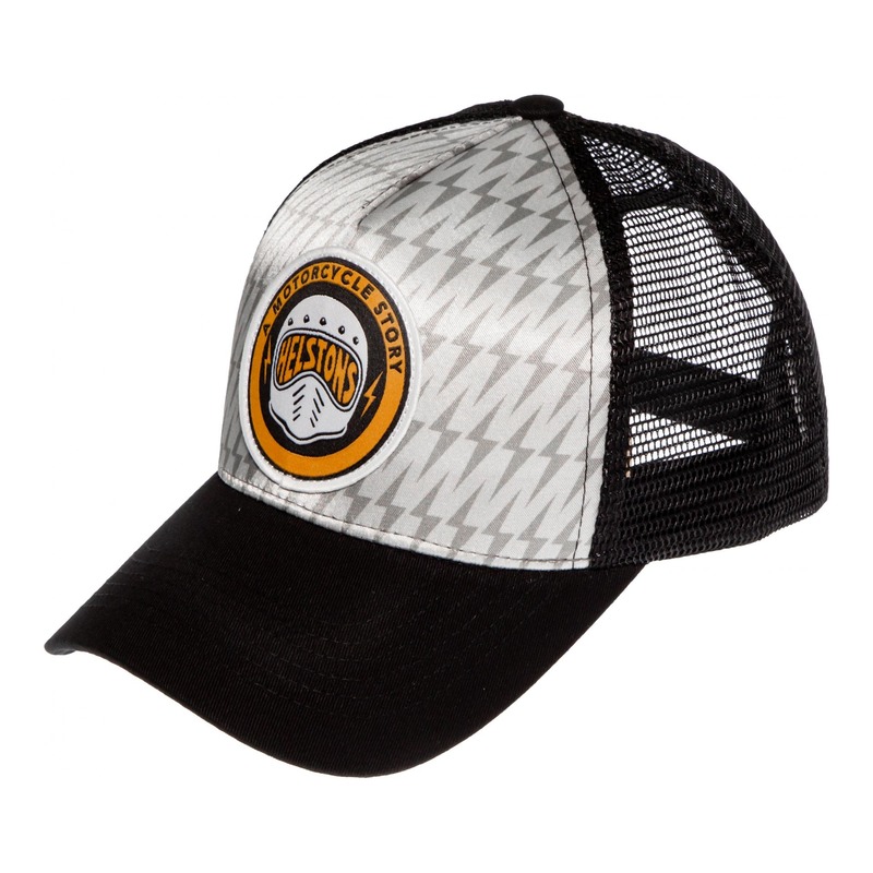 Casquette Helstons Storm noir/gris/noir