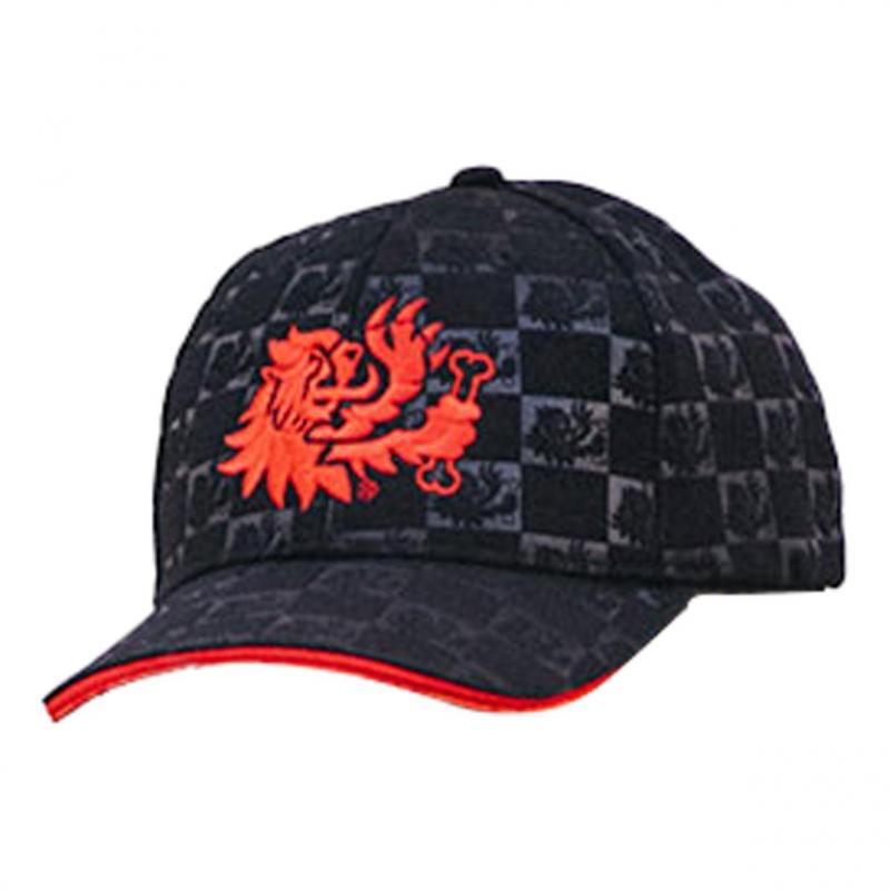 Casquette Malossi noire logo rouge