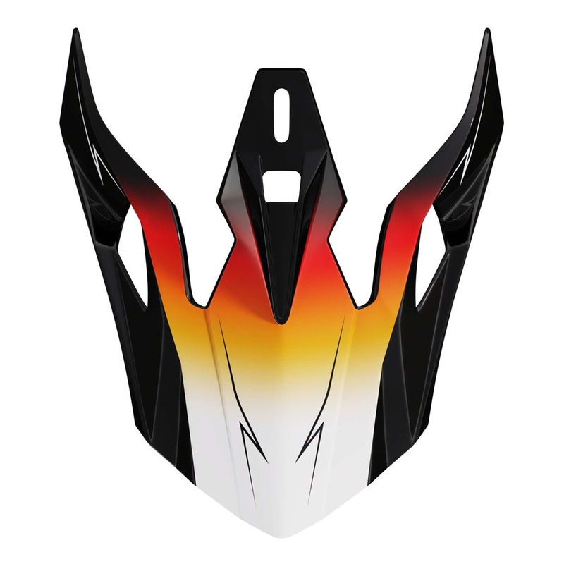 Casquette pour casque enfant Shot Pulse Kid X-Trem orange/red glossy