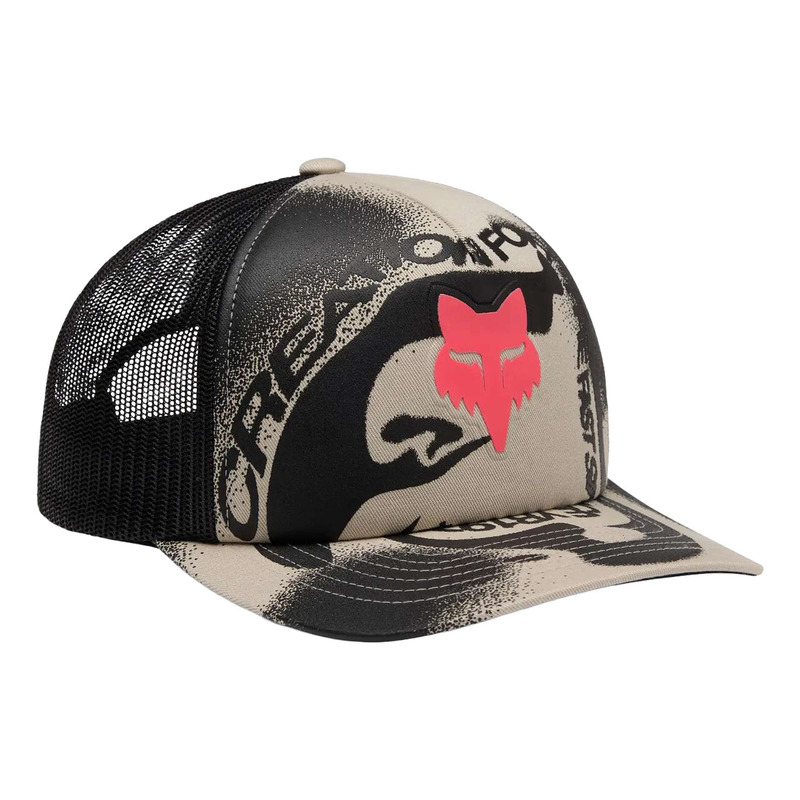 Casquette snapback Fox Racing Vision Mesh Trucker Chalk