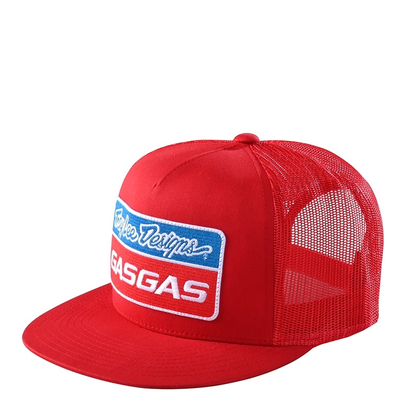 Casquette Snapback Troy Lee Designs Gas Gas Stock rouge