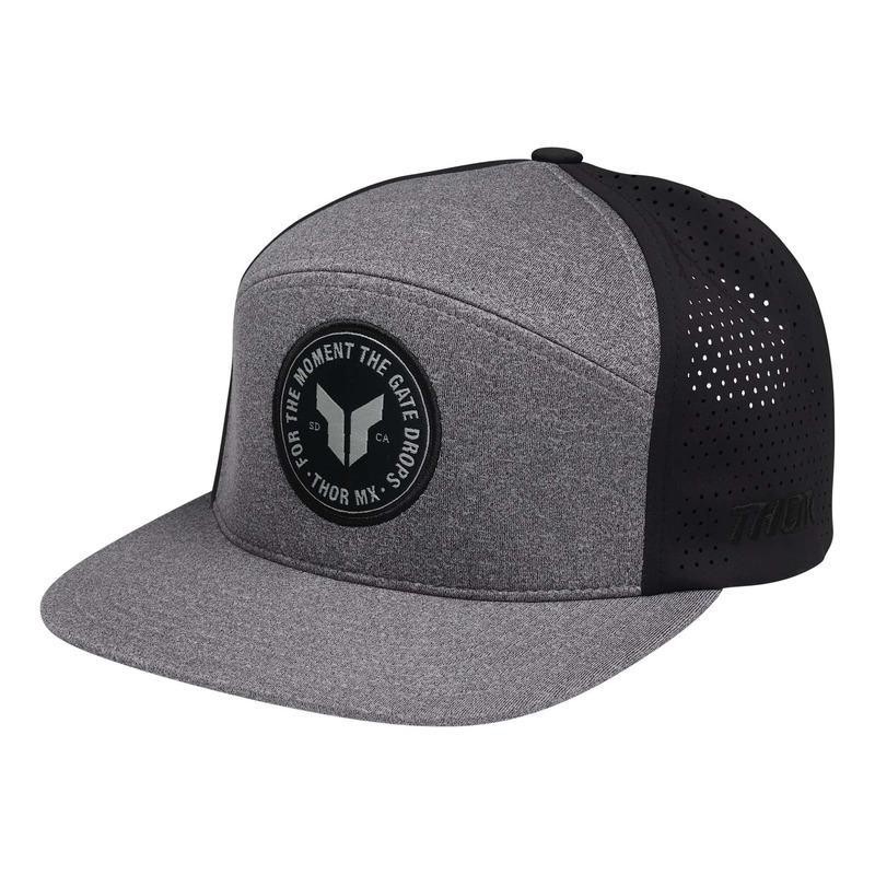 Casquette Thor Badge heather gray/black