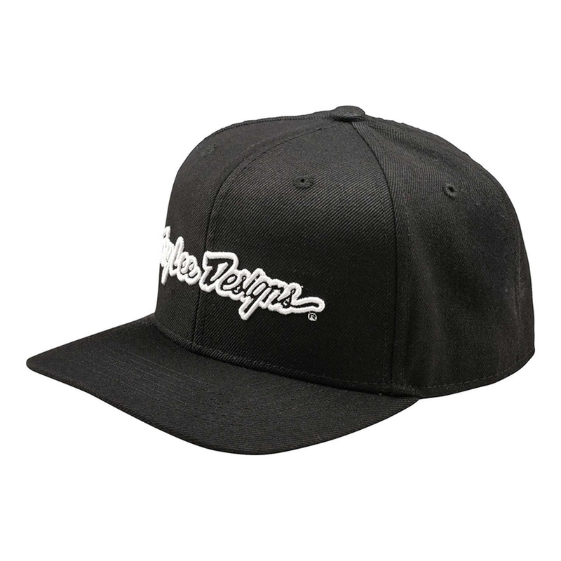 Casquette Troy Lee Designs Curved Signature noir