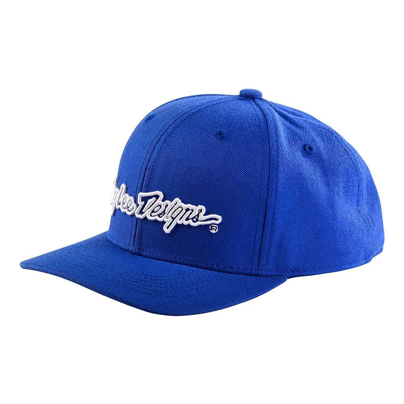 Casquette Troy Lee Designs Signature blue/white