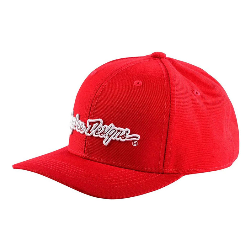 Casquette Troy Lee Designs Signature red/white