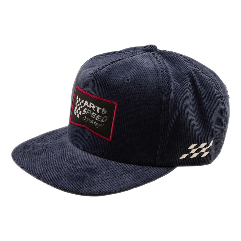 Casquette Troy Lee Designs Winners Circle corduroy indigo