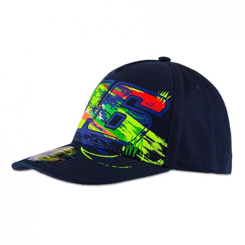 Casquette VR46 Winter test bleu