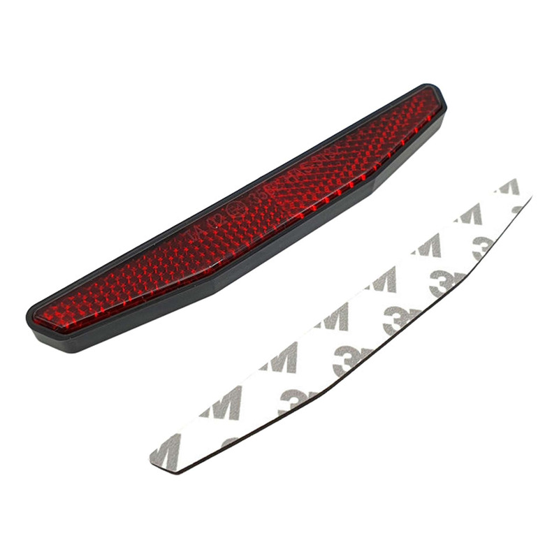 Catadioptre arrière Brazoline rouge avec fixation autocollante