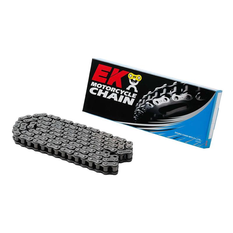 Chaîne de transmission EK Chain 428DEH 112 maillons acier avec fermeture à clip