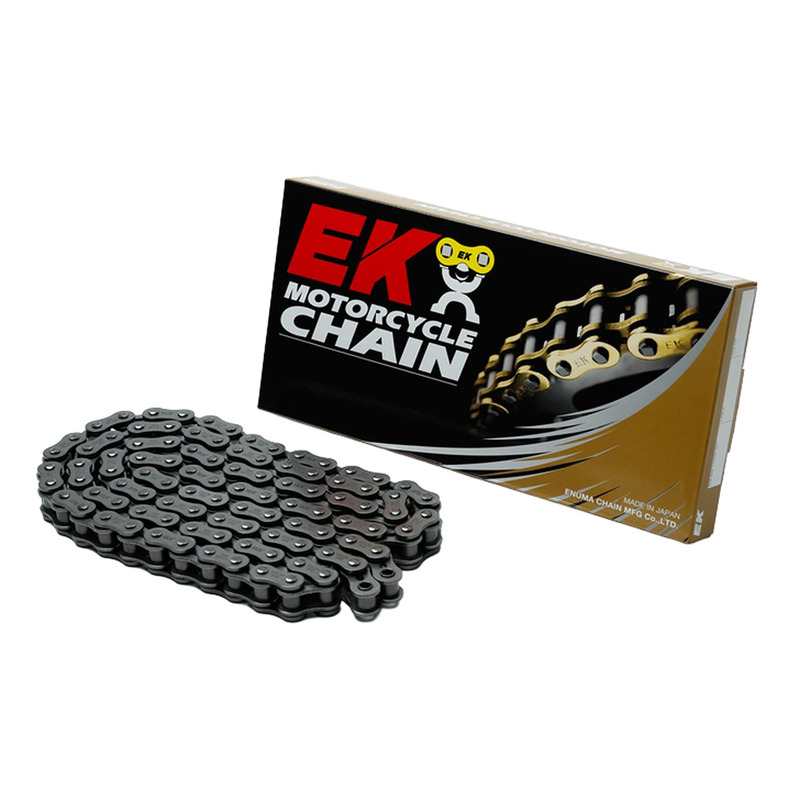 Chaîne de transmission EK Chain 630SRO O-Ring 90 maillons acier avec fermeture à riveter