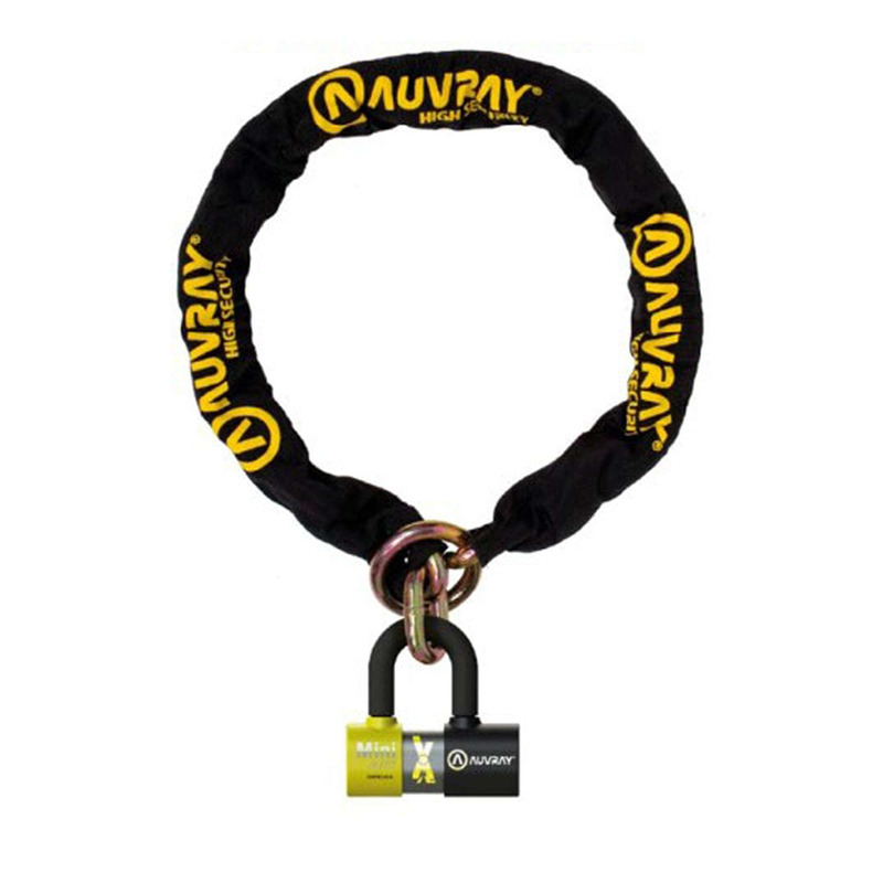 Chaîne lasso Auvray Xtrem 120 cm SRA avec Mini U Xtrem SRA avec alarme