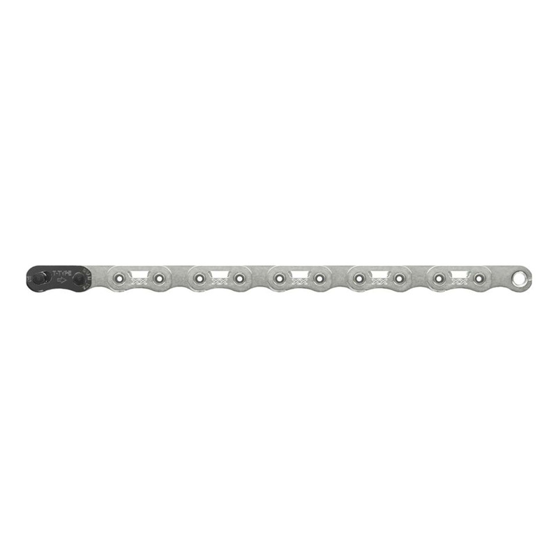Chaîne Sram XX-SL T-Type Eagle 12v Powerlock 126 maillons argent