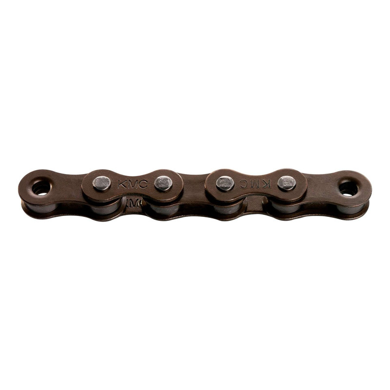 Chaîne vélo 1v KMC Z1 Wide 112 maillons marron (x25)