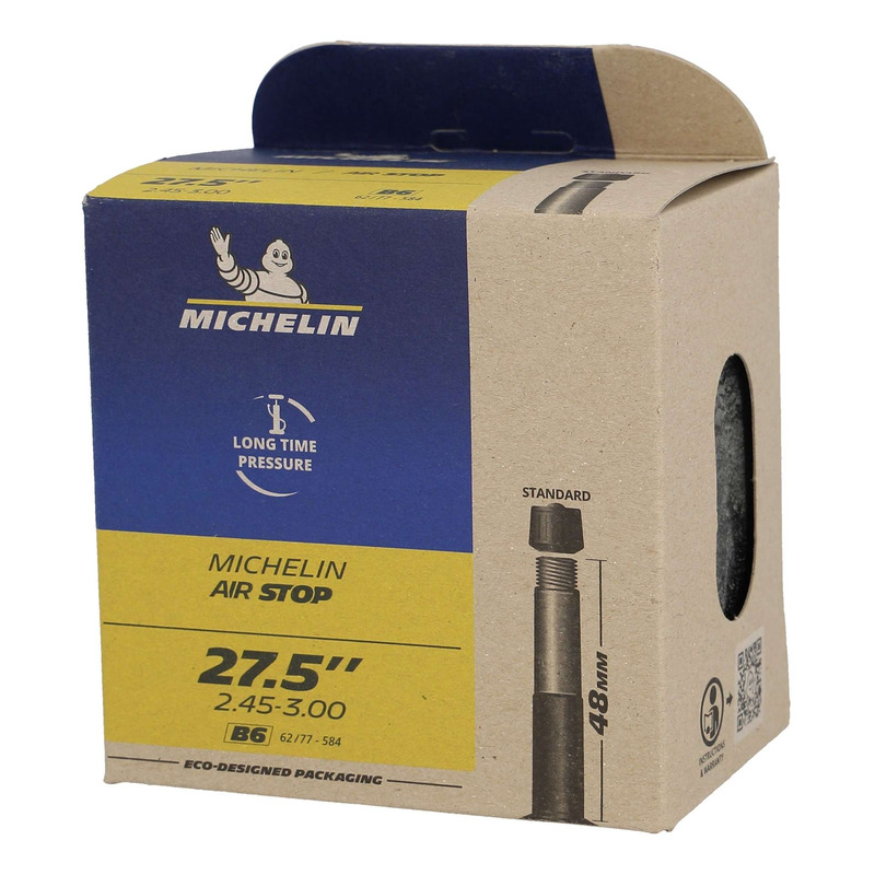 Chambre à air Michelin Airtop B6 27,5’’x2,45/3,00 Schrader 48mm