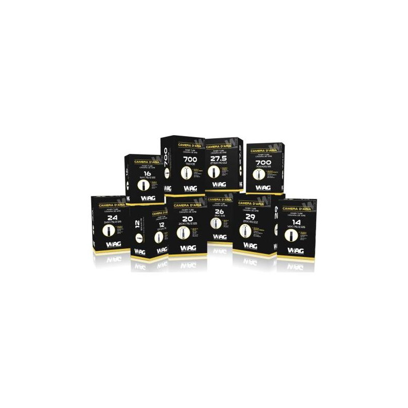 Chambre Ã  air vÃ©lo WAG 24x2.50-3.00" Valve presta 48 mm