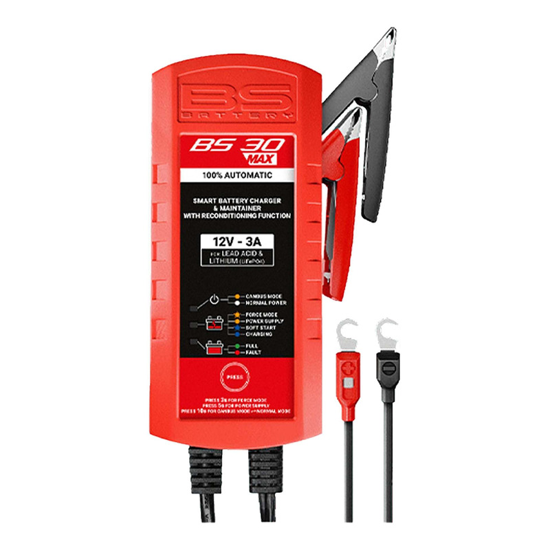 Chargeur de batterie intelligent BS Battery BS30 Max 12V 3A