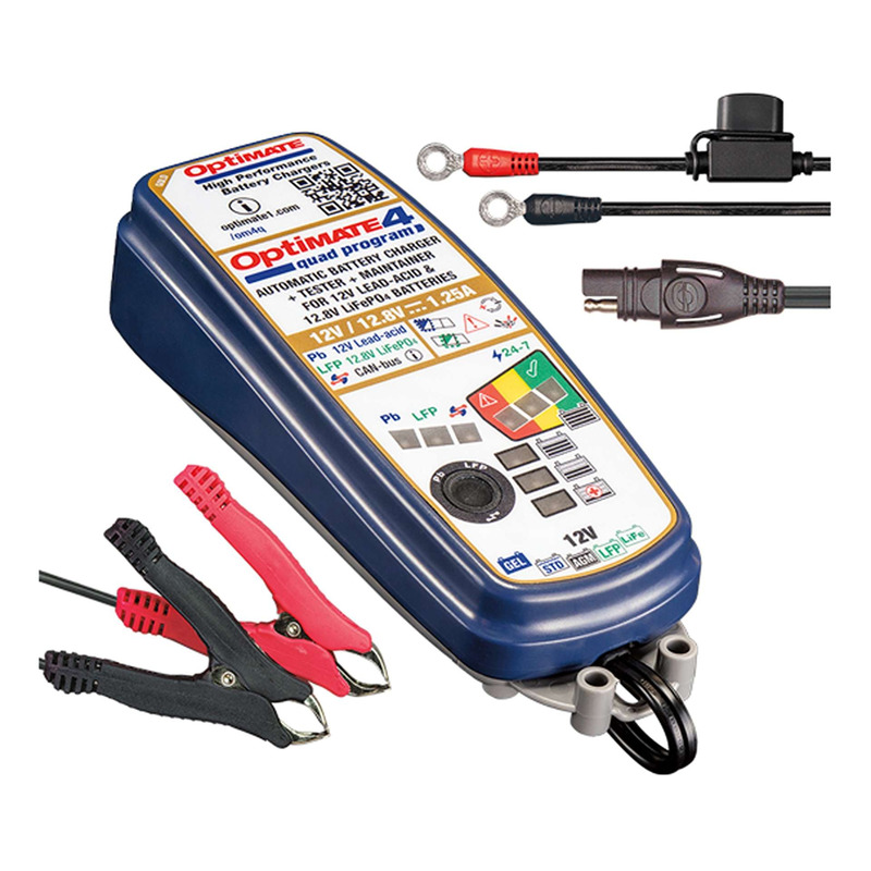 Chargeur de batterie Optimate 4 Quad