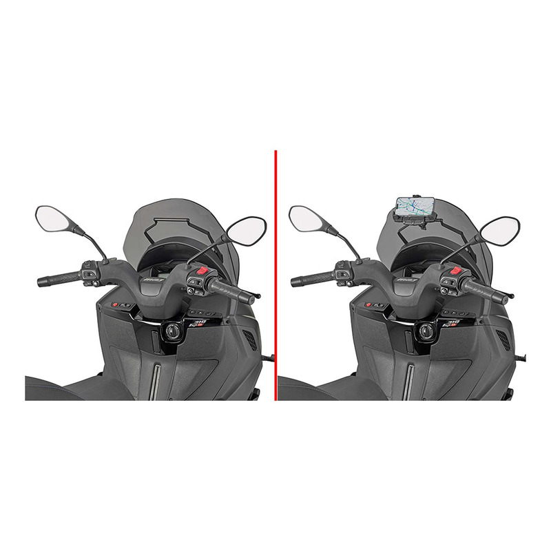 ChÃ¢ssis pour support GPS/Smartphone Givi Piaggio MP3 310 2025