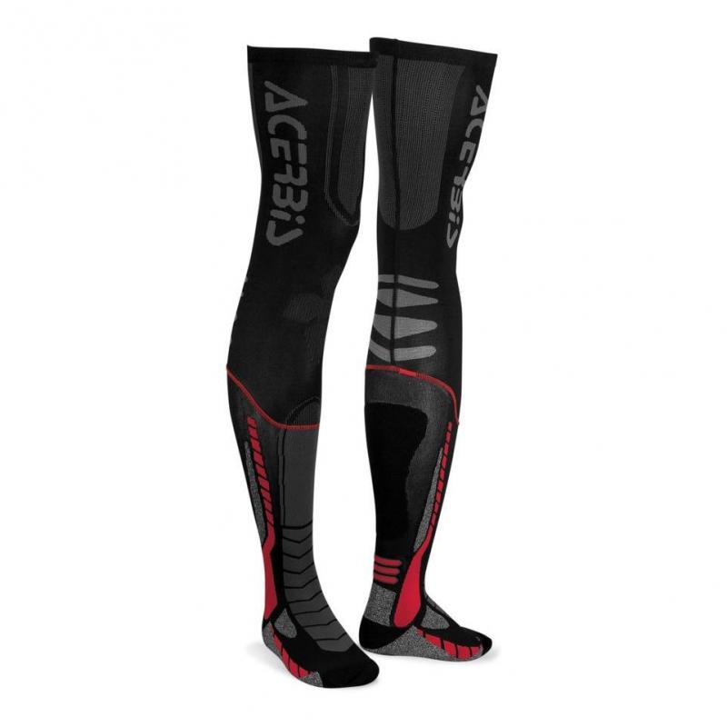 Chaussettes Acerbis X-Leg Pro noir/rouge- S/M
