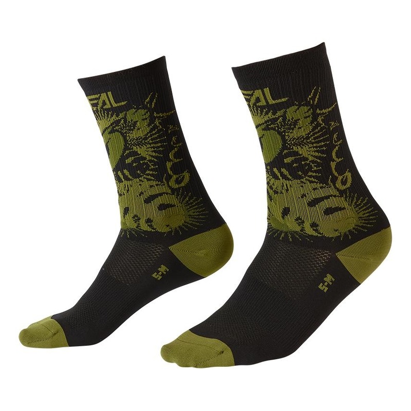 Chaussettes basses O'Neal MTB Performance V.22 noir/vert- 39/42