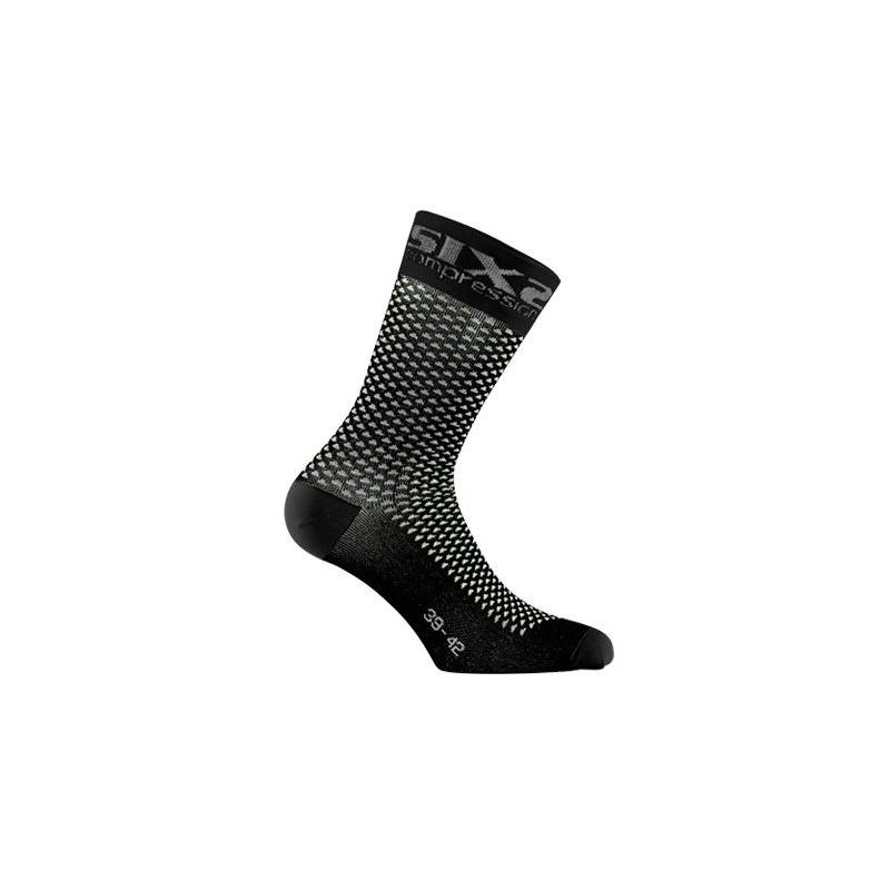 Chaussettes de compression Sixs Comp Sho noires- 35-38
