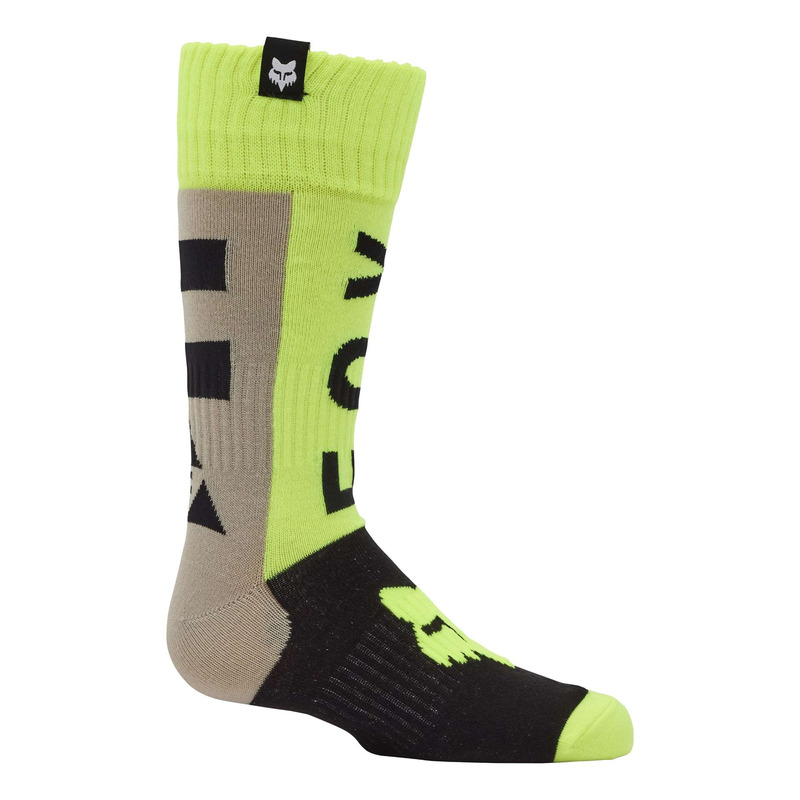 Chaussettes enfant Fox Racing Youth 180 Collect grey/yellow-