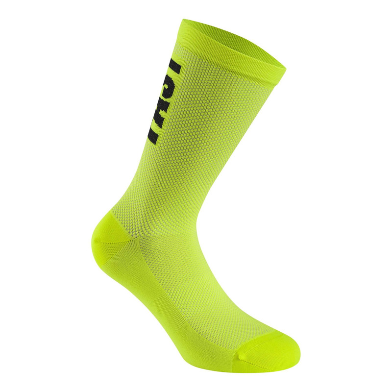 Chaussettes été Gist Ride Fast antibacterien jaune fluo/noir-