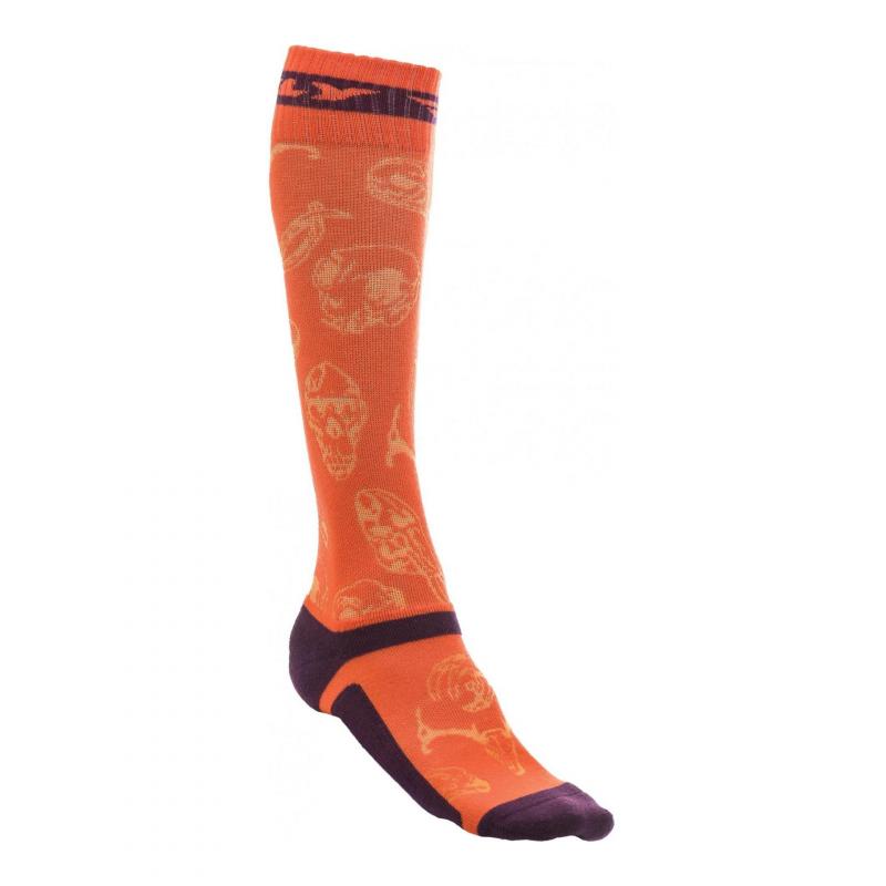 Chaussettes Fly Racing MX Pro Thick orange/violet