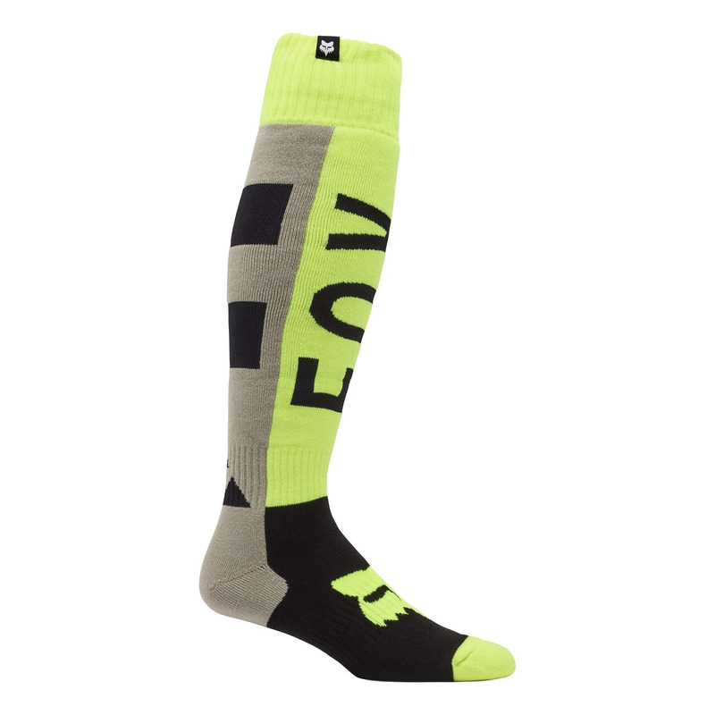 Chaussettes Fox Racing 180 Collect grey/yellow
