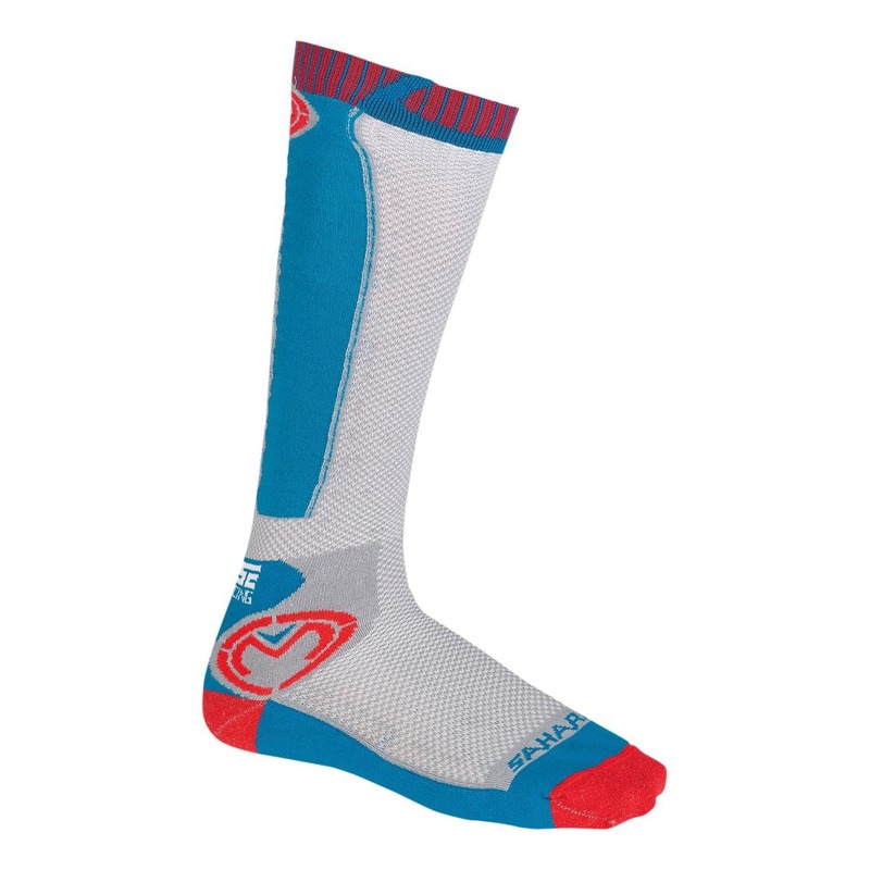 Chaussettes haute Moose Racing Sahara rouge/blanc/bleu- S/M