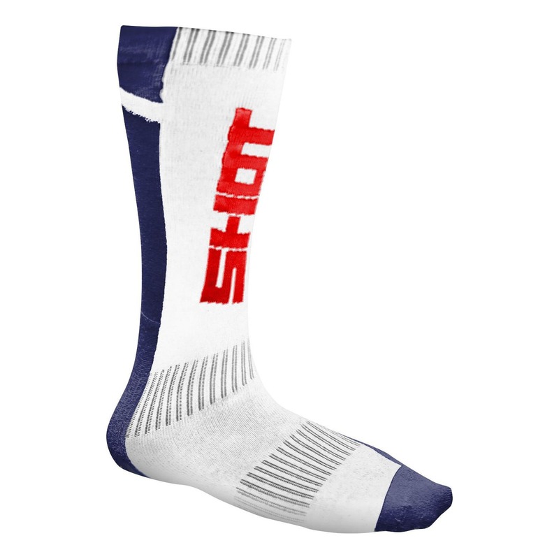 Chaussettes Shot Race bleu/rouge- 39/42