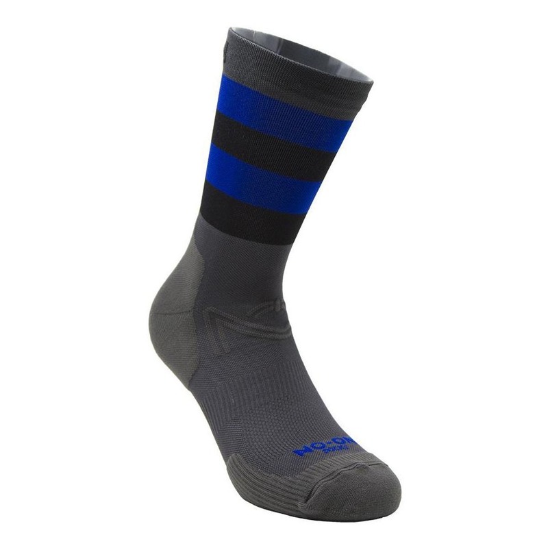 Chaussettes hautes Sixs NO-ON Aero tech gris/bleu- 38/42