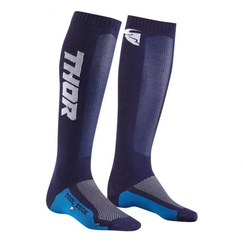 Chaussettes Thor MX Cool navy/blanc- 10/13