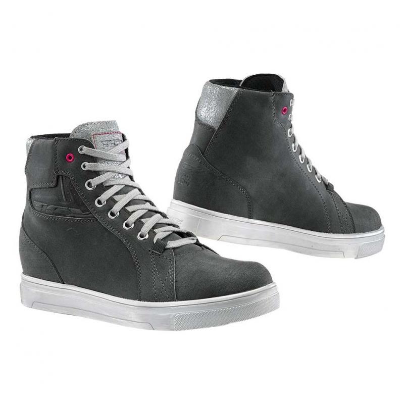 Chaussure cuir femme TCX Street ACE lady WP gris/glacier- 37