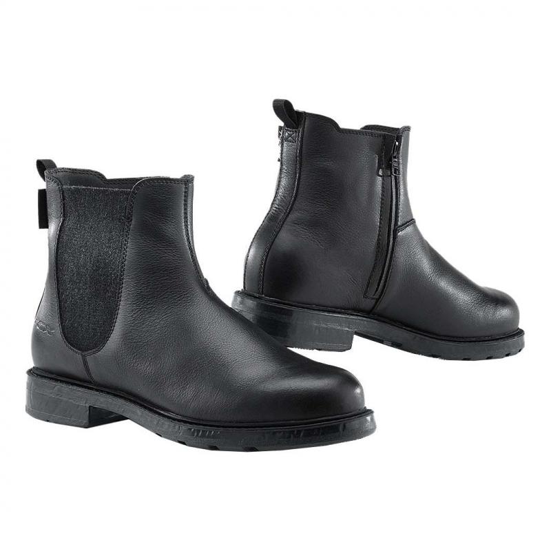 Chaussure cuir TCX Staten WP noir/gris- 39