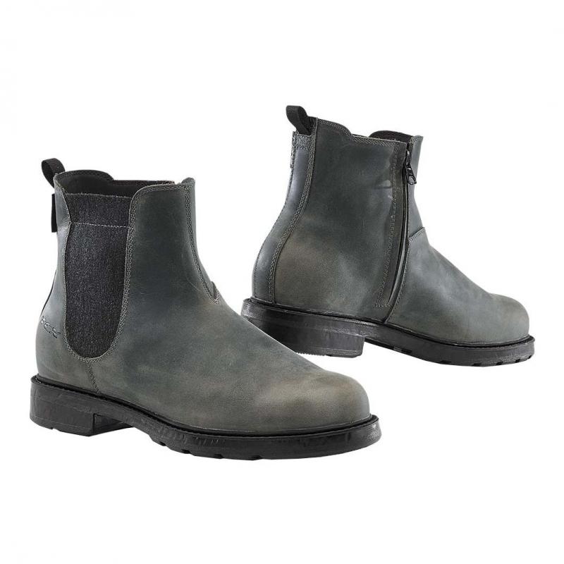 Chaussure cuir/textile TCX Staten WP anthracite/gris- 39