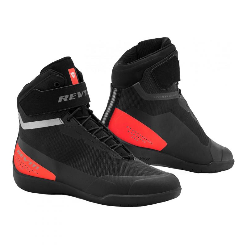 Chaussure moto Rev'it Mission noir/rouge fluo- 39