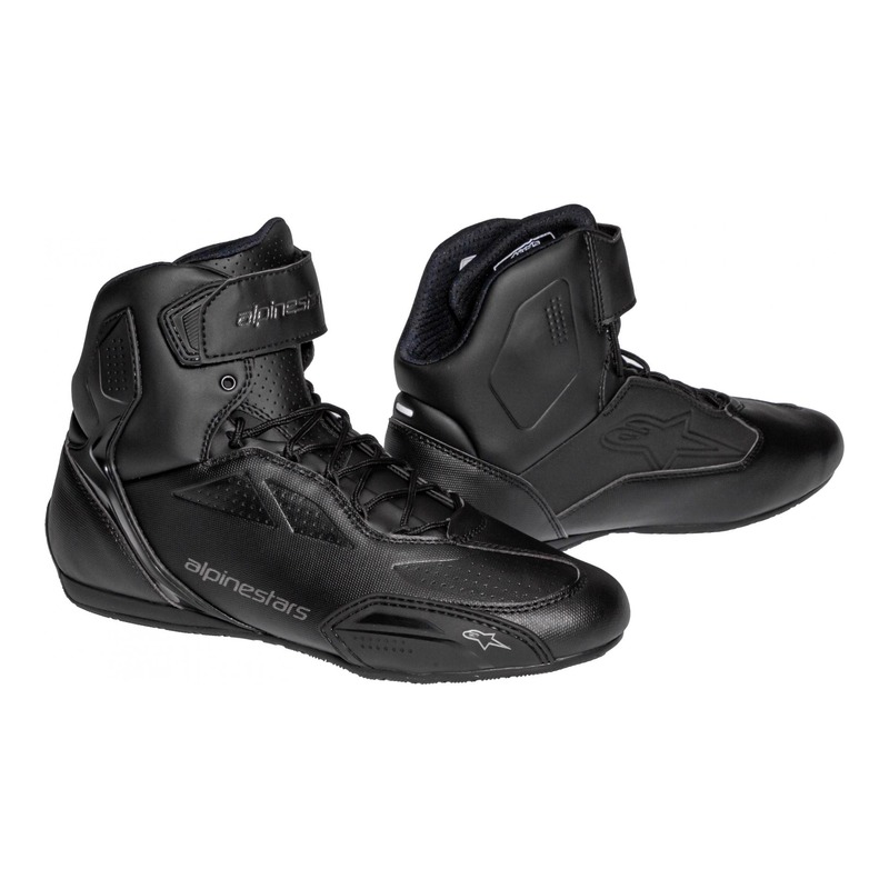 Chaussures moto Alpinestars Faster-3 noir/cool gris- 6