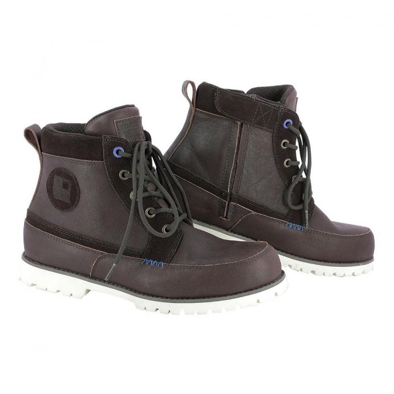 Chaussures moto Overlap Trophy marron- 43