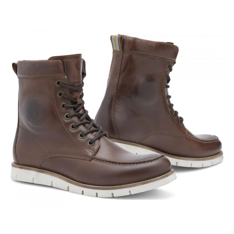 Chaussures moto Rev'it Mohawk 2 marron/blanc- 43