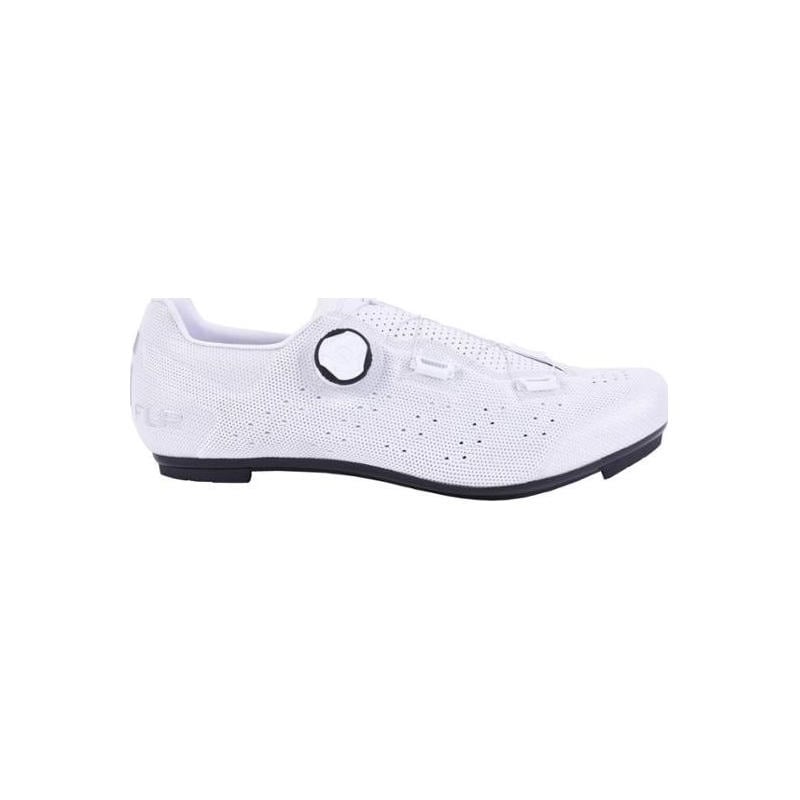 Chaussures vélo de route FLR Pro F11 Knit serrage molette blanc