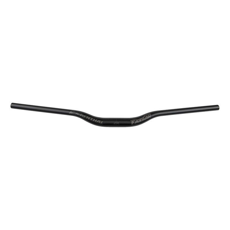 Cintre relevÃ© 30mm Renthal Fatbar aluminium 800mm noir