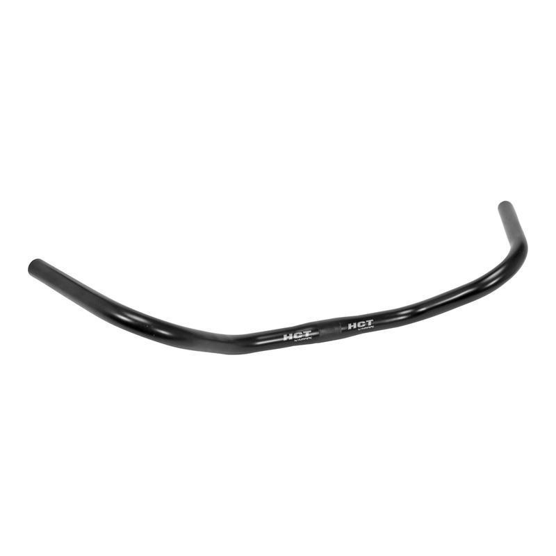 Cintre vélo City Ergotec HTC hollandais en acier noir 590 mm (ø25,4