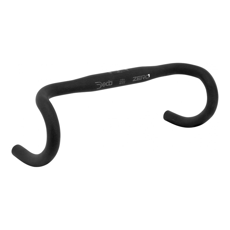Cintre vélo de route Deda Zero 1 noir mat 400mm (ø31,8mm)