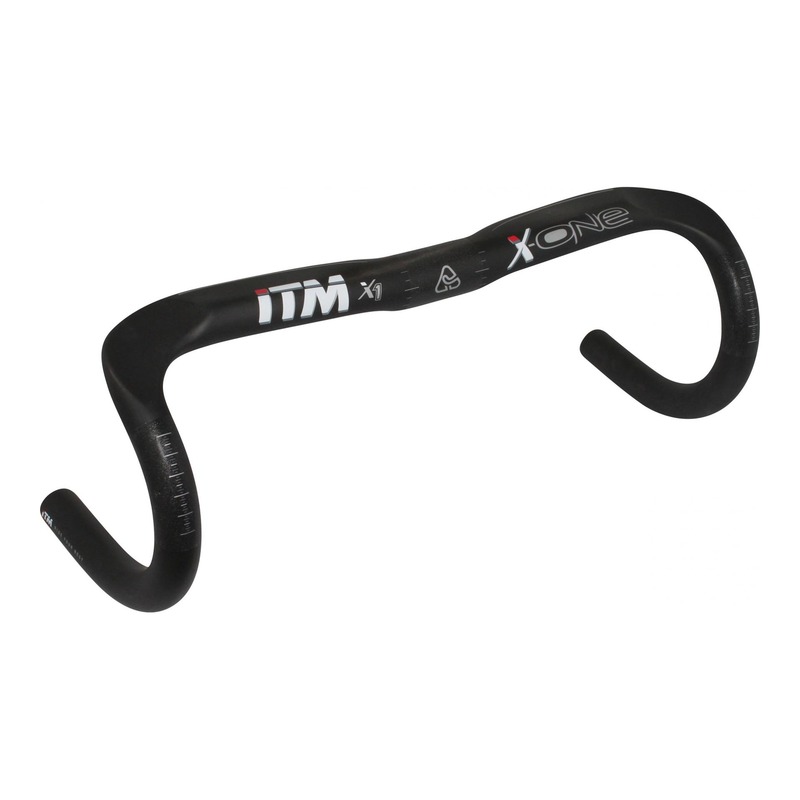 Cintre vélo de route Itm X-One noir (ø31,8mm)- 420 mm