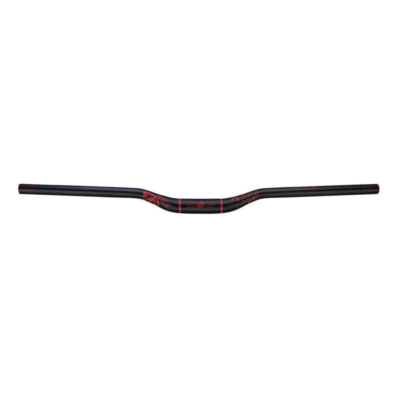 Cintre VTT relevÃ© 25mm Reverse Lead 770mm Ã  31,8mm noir/rouge