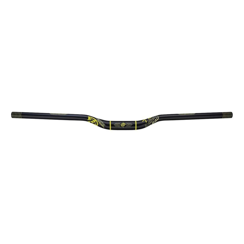 Cintre VTT relevÃ© 25mm Reverse Lead 770mm Ã  31,8mm noir/jaune