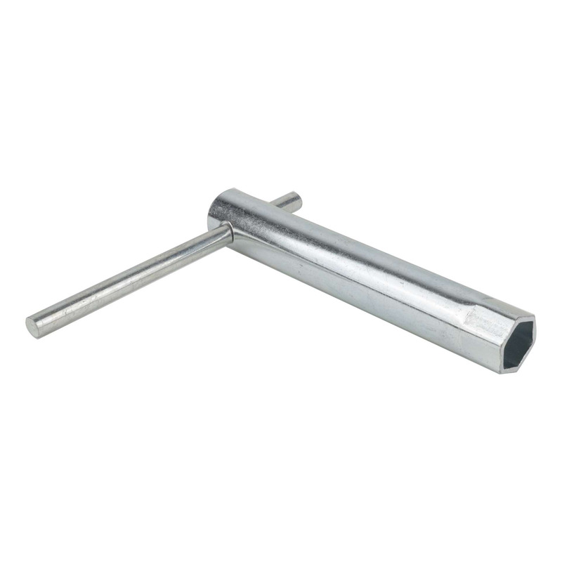 Clé a bougie 16 mm 140 mm de long