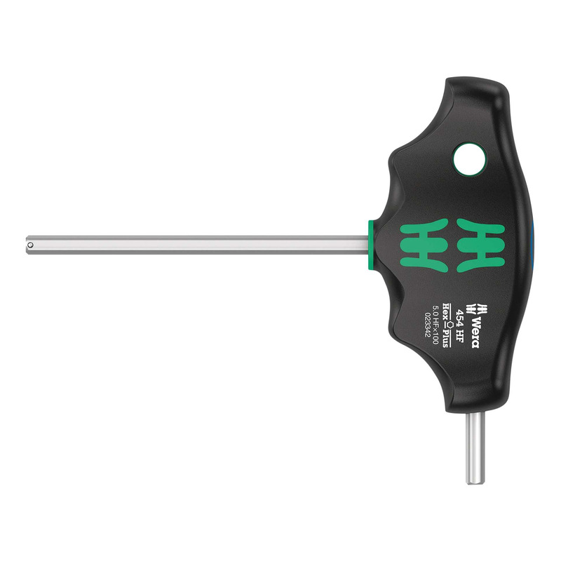 Clé en T allen 6 pans 5 Wera 454 HEX Plus